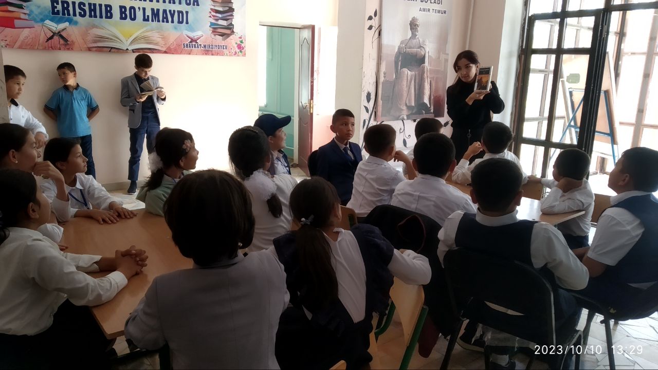 "Bir asar tarixi" shiori ostida tadbir bo`lib o`tdi.